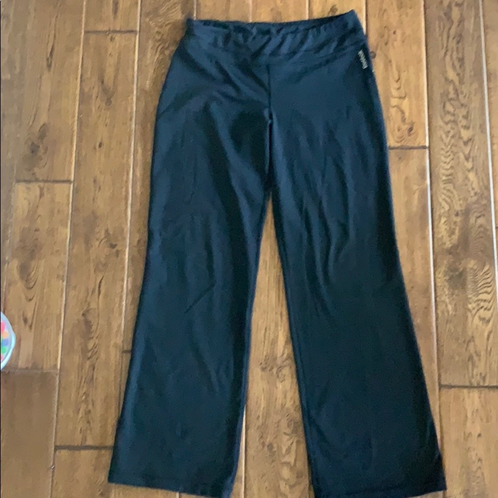 Black Reebok Workout Pants Size Large EUC